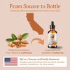 Organic Sweet Almond Oil Gallon - 128oz - Bella Terra Oils