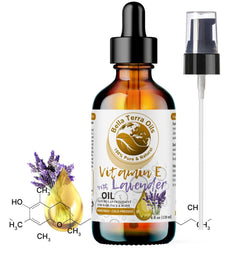 4 oz Vitamin E & Lavender Fusion packaging