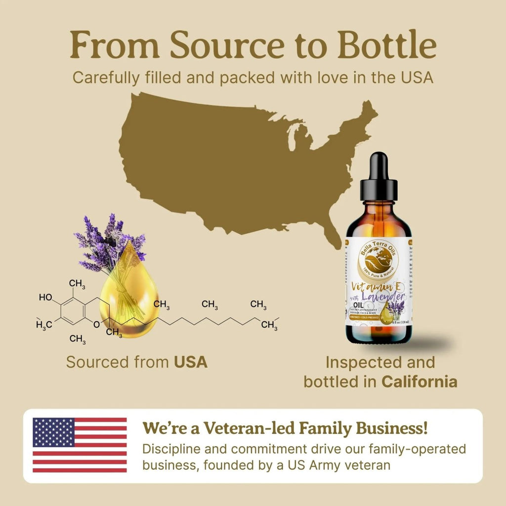 Vitamin E Oil with Lavender Gallon - 128oz - Bella Terra Oils