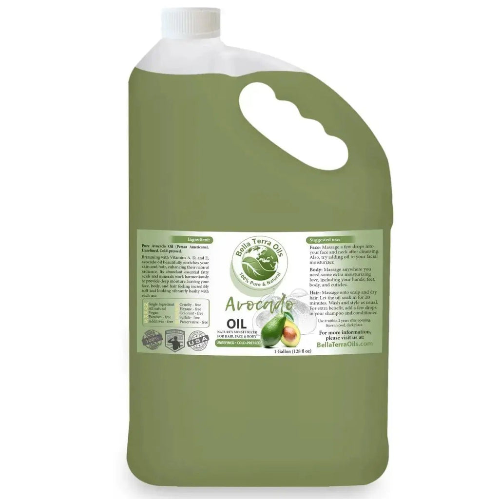 Avocado Oil Gallon - 128oz - Bella Terra Oils