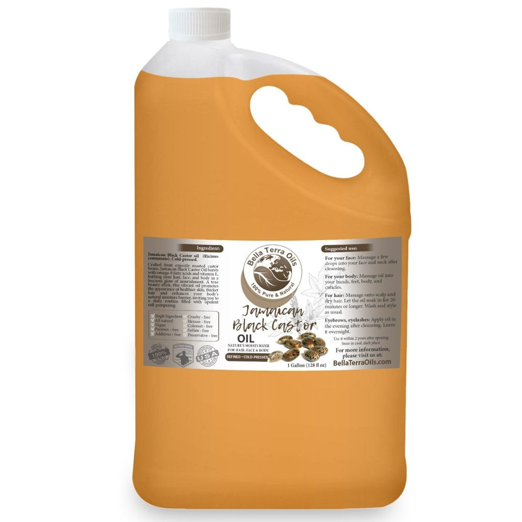 bulk Wholesale Black Castor Oil Gallon - Bella Terra Oils