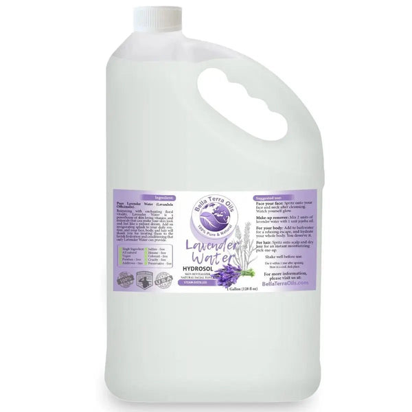 Lavender Water - Wholesale — 1 gallon (128 oz) bottle — Bella Terra Oils