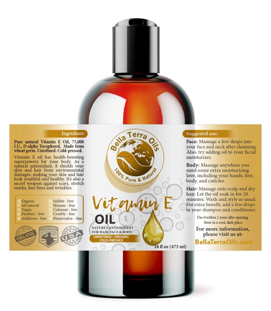 Vitamin E Oil - Bella Terra Oils