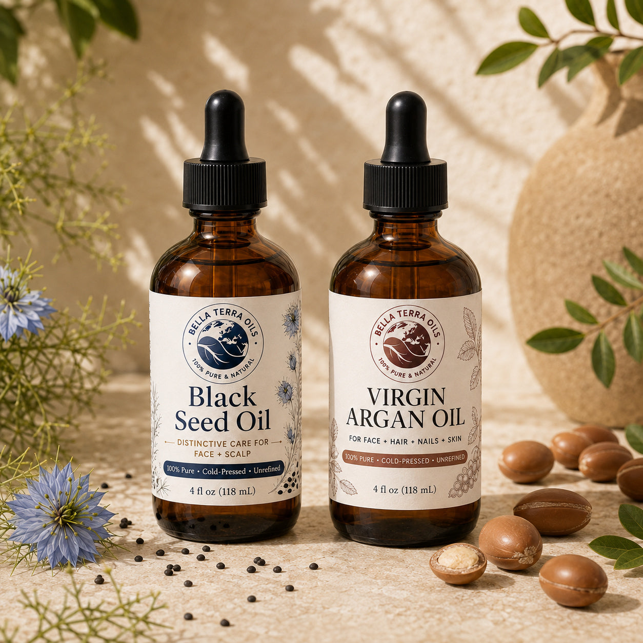 Black Seed Oil and Argan duo