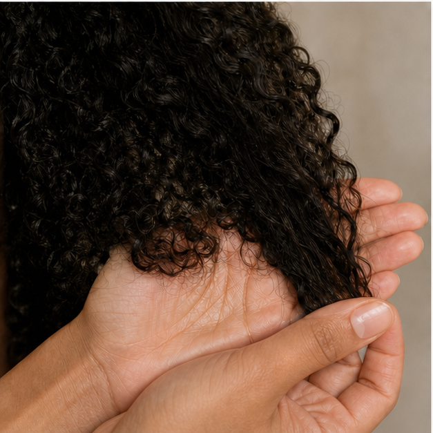 Black Castor Oil hair + brows · trace amount ritual