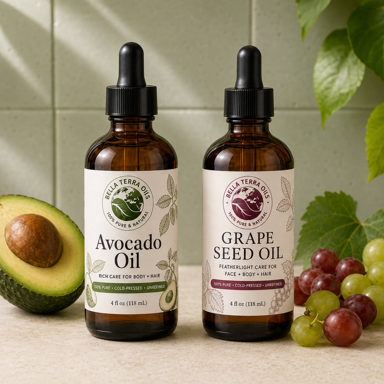 Avocado Oil and Grape Seed duo