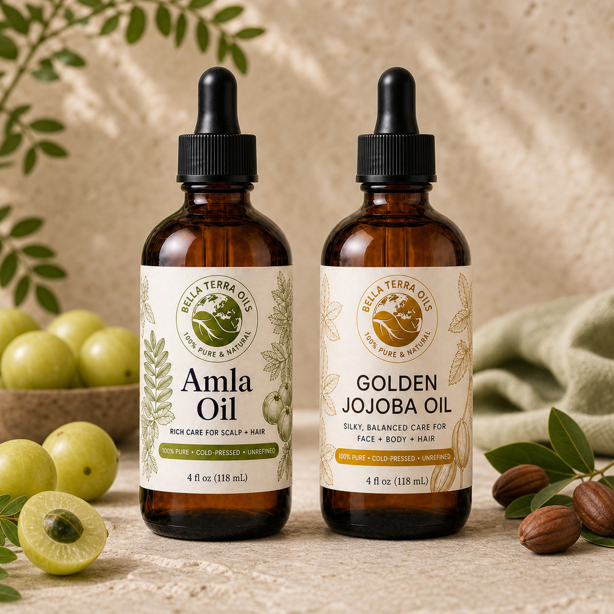 Amla Oil and Golden Jojoba duo