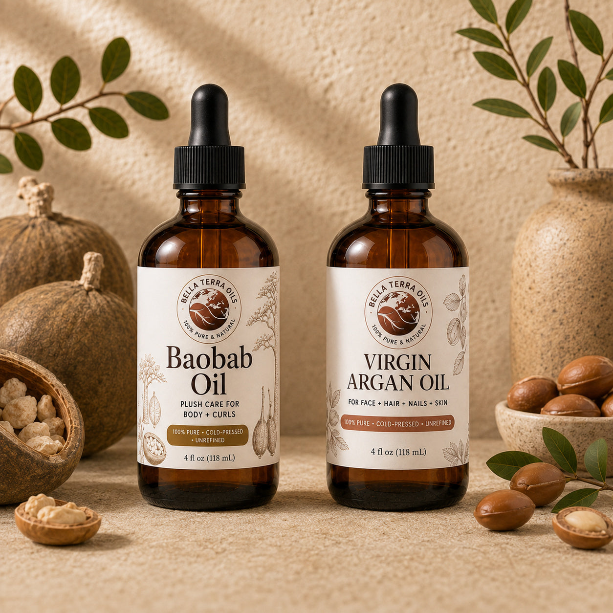 Argan Oil and Baobab duo