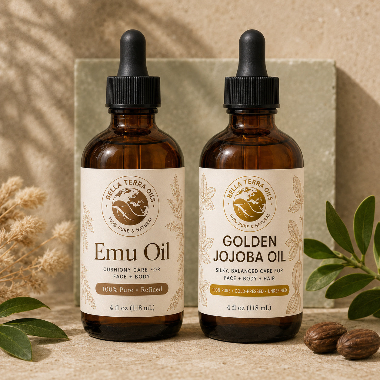 Emu Oil and Golden Jojoba duo
