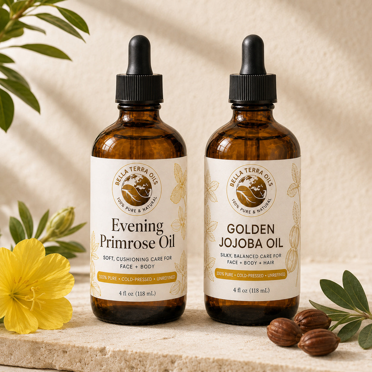 Evening Primrose Oil and Golden Jojoba duo
